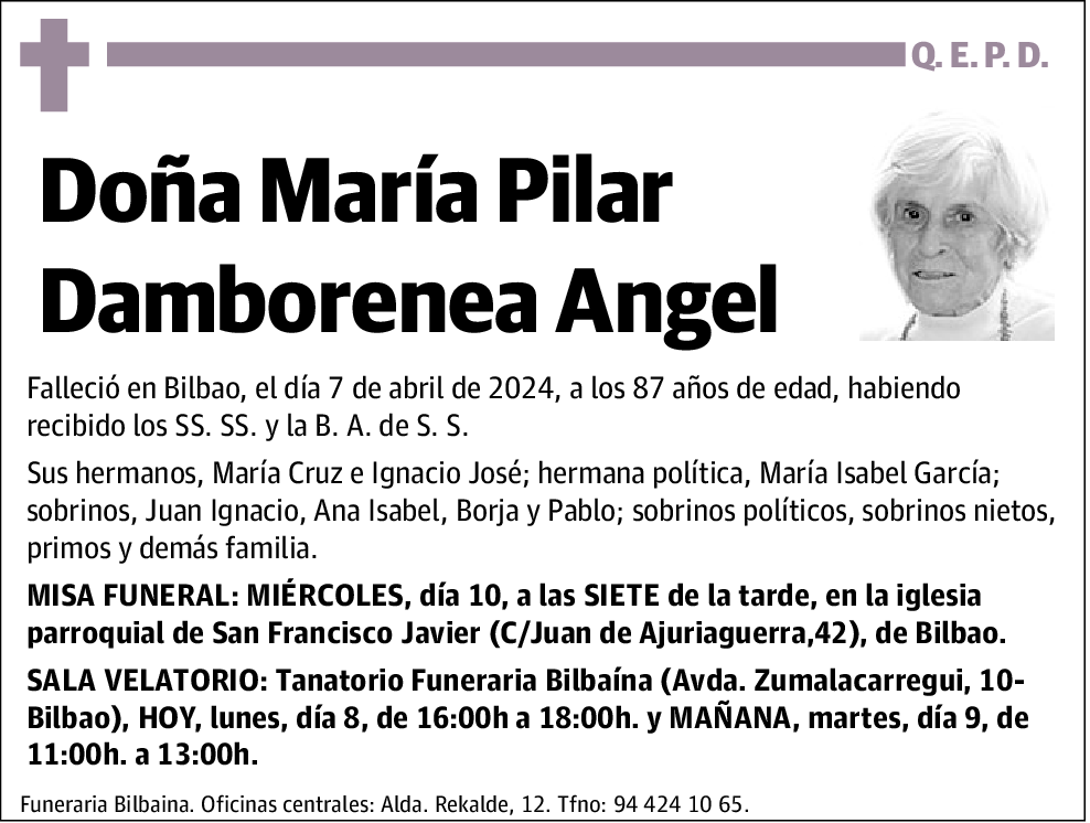 Maria Pilar Damborenea Angel