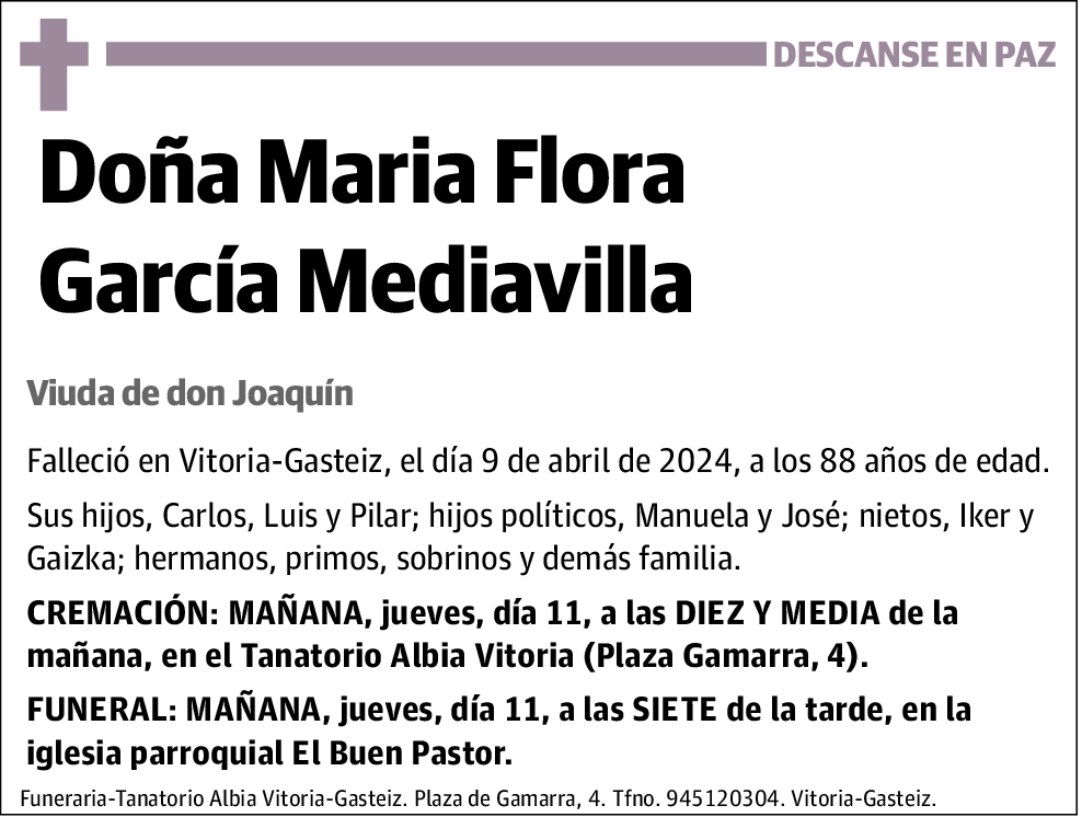 Maria Flora García Mediavilla
