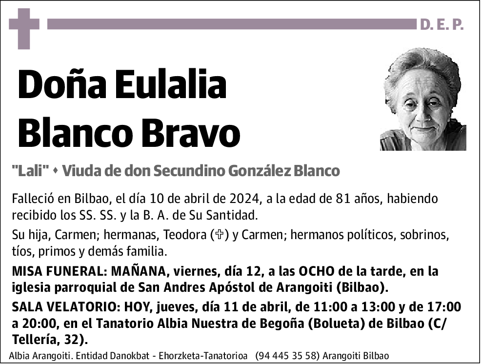 Eulalia Blanco Bravo