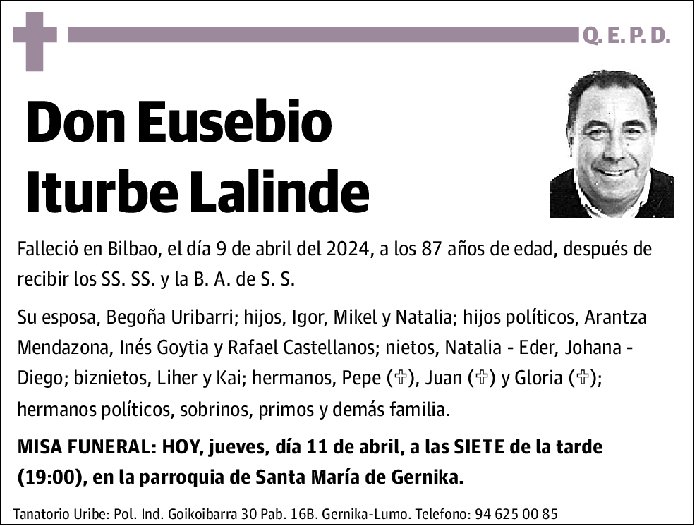 Eusebio Iturbe Lalinde