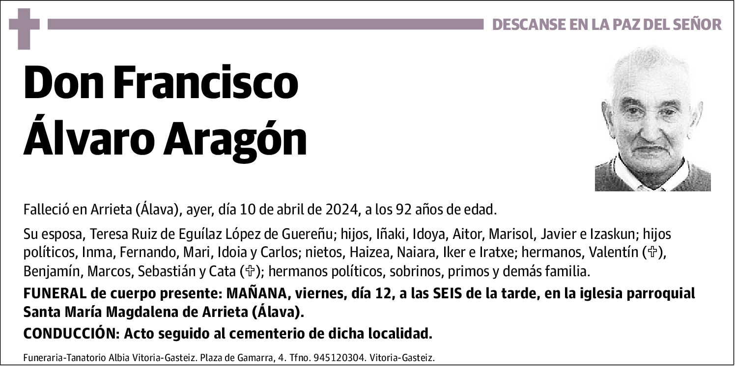 Francisco Álvaro Aragón