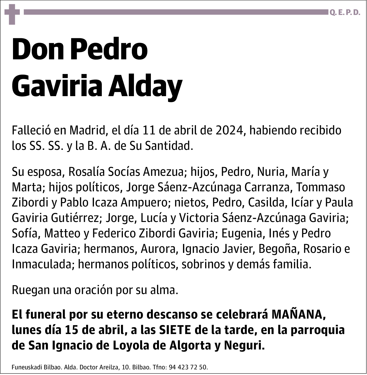Pedro Gaviria Alday