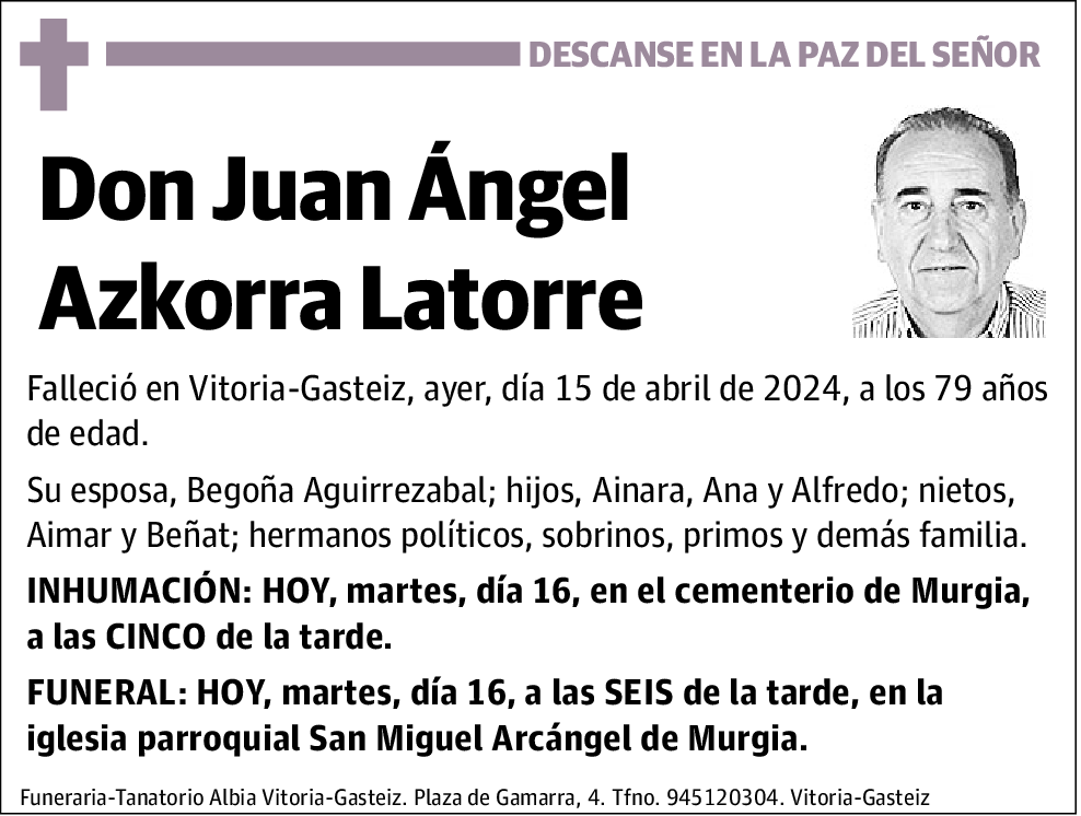 Juan Ángel Azkorra Latorre