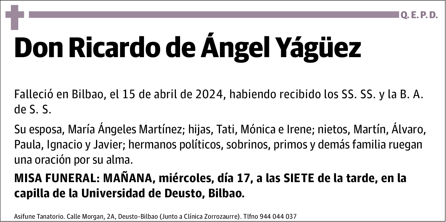 Ricardo de Ángel Yágüez