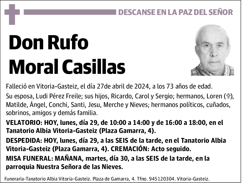 Rufo Moral Casillas