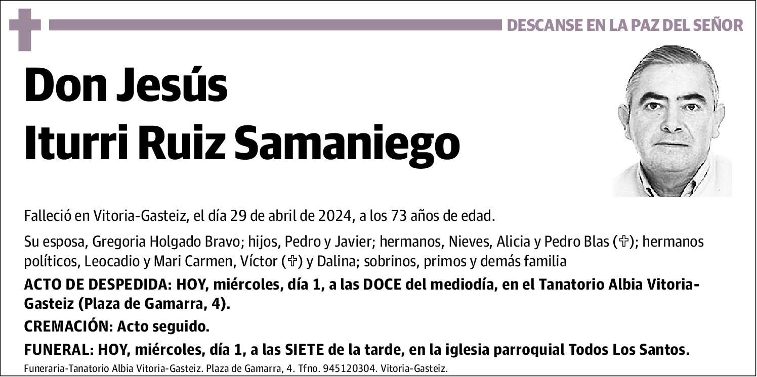 Jesús Iturri Ruiz Samaniego