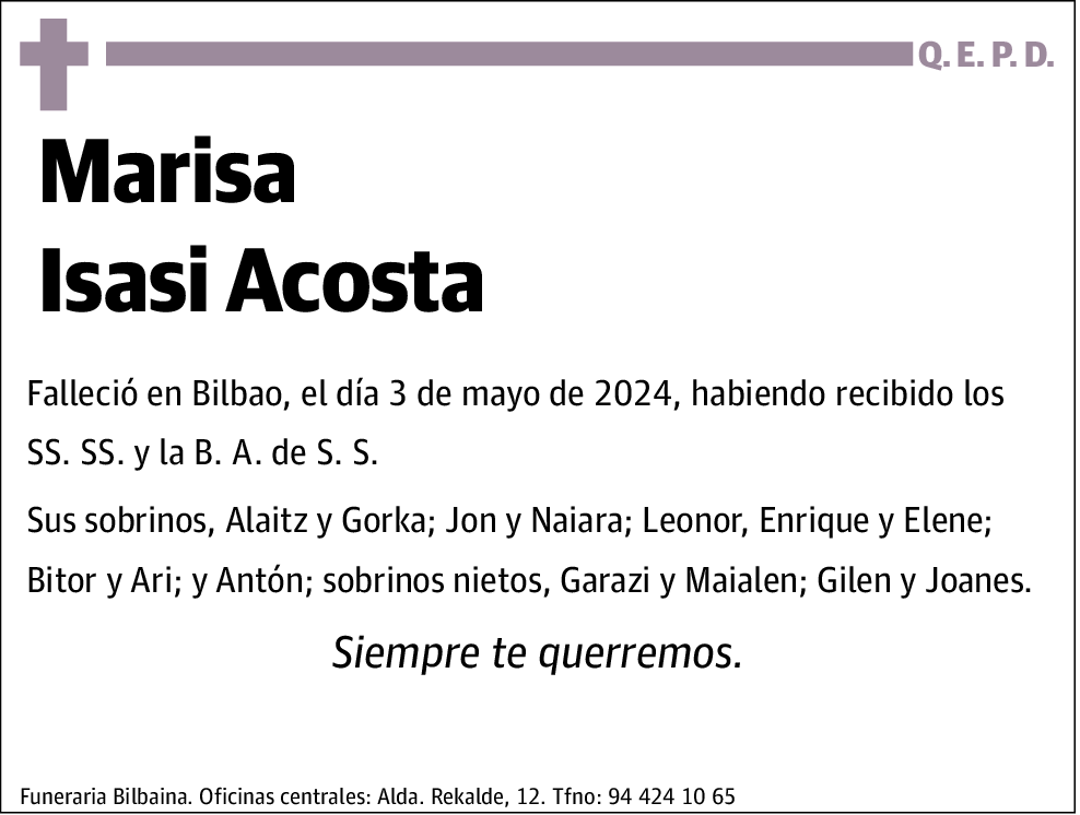 Marisa Isasi Acosta