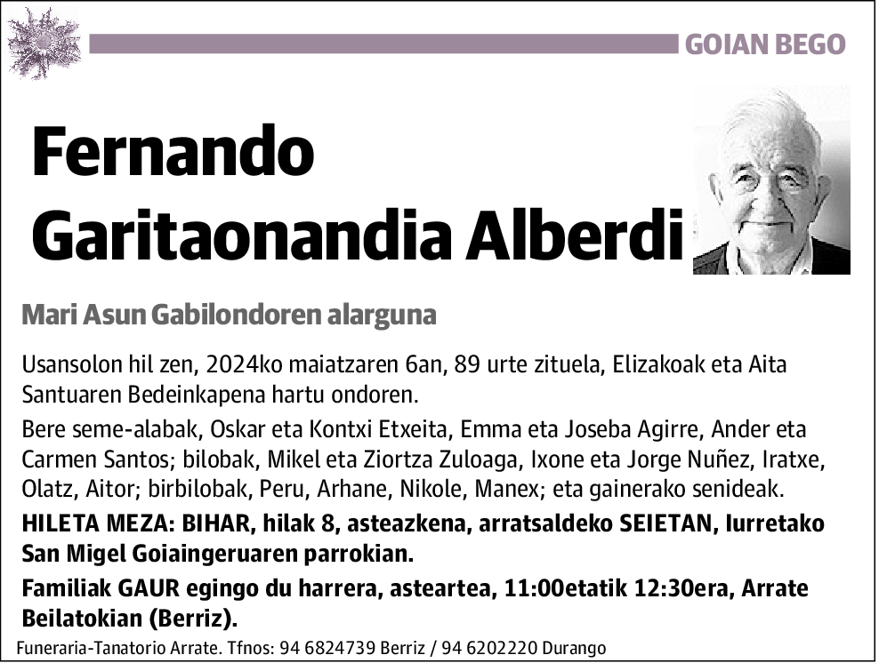 Fernando Garitaonandia Alberdi