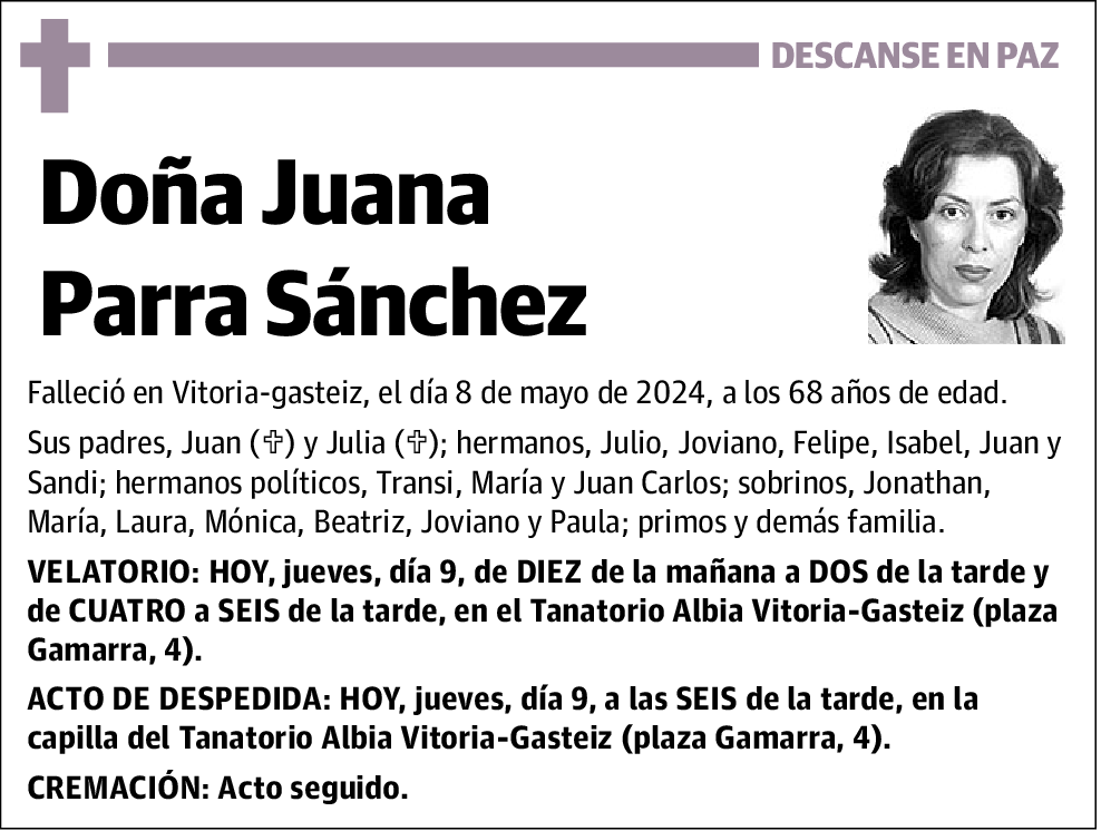 Juana Parra Sánchez