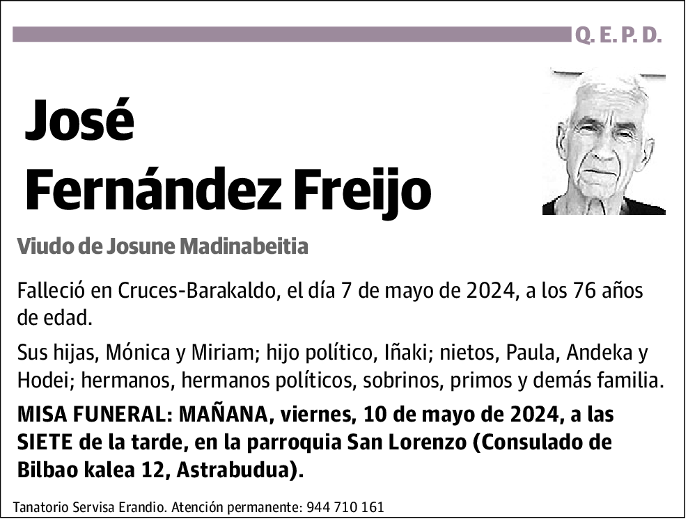 José Fernández Freijo