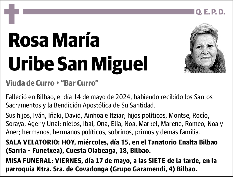 Rosa María Uribe San Miguel