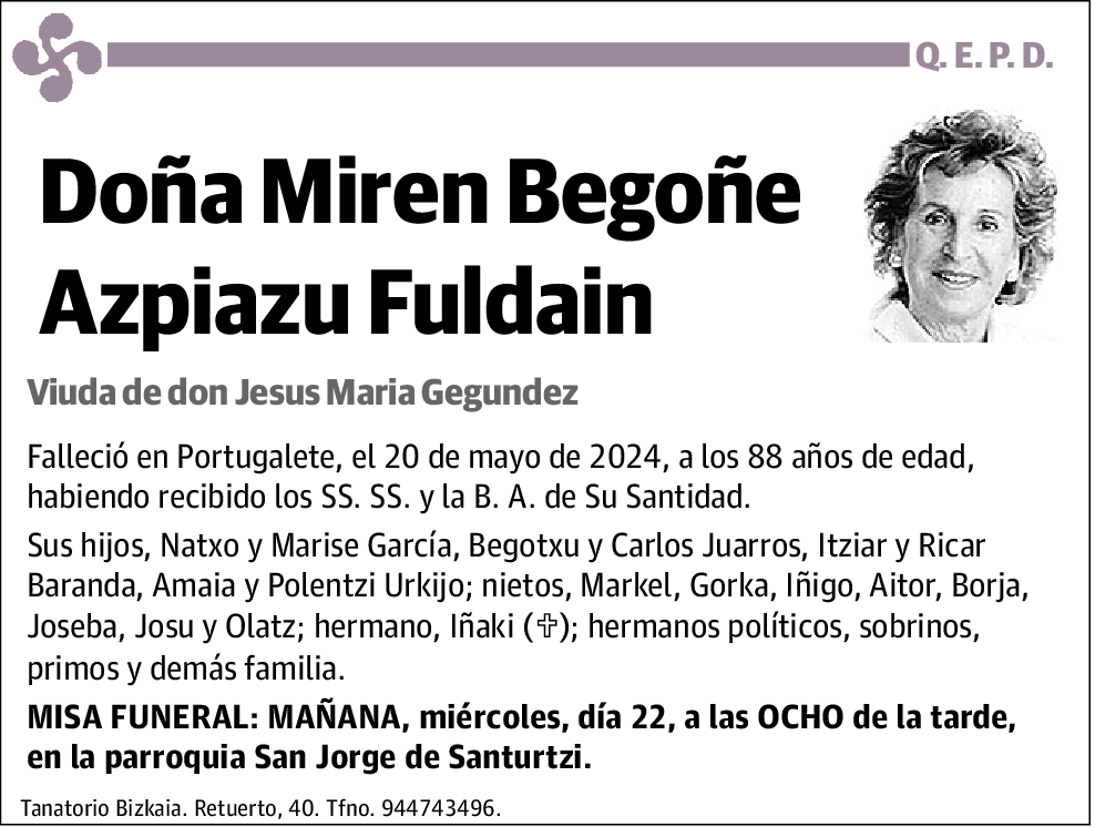 Miren Begoñe Azpiazu Fuldain