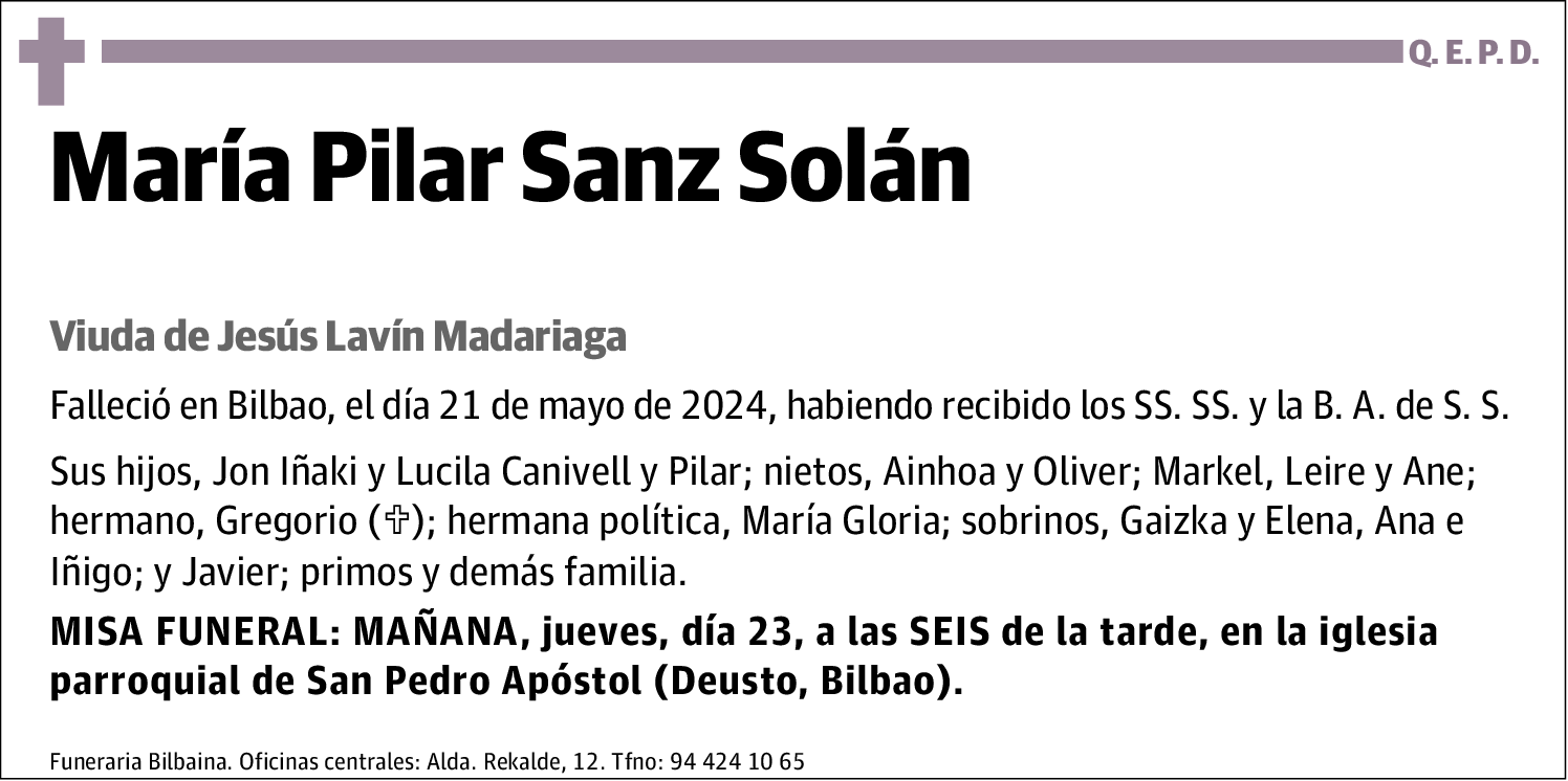 María Pilar Sanz Solán