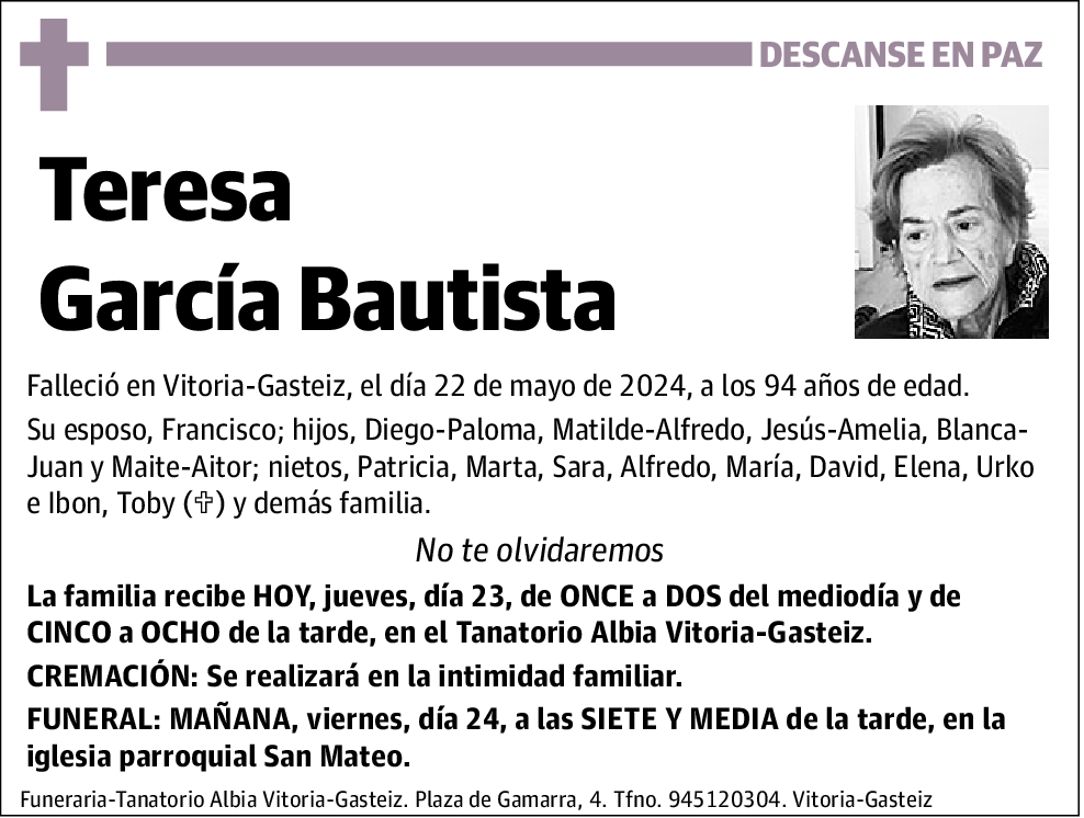 Teresa García Bautista