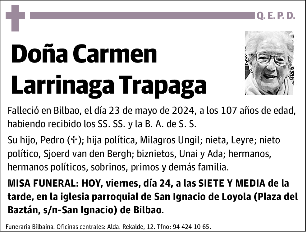 Carmen Larrinaga Trapaga