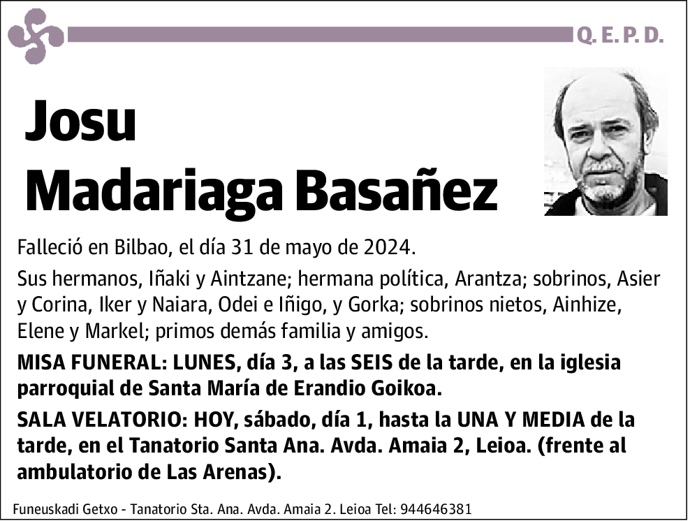 Josu Madariaga Basañez