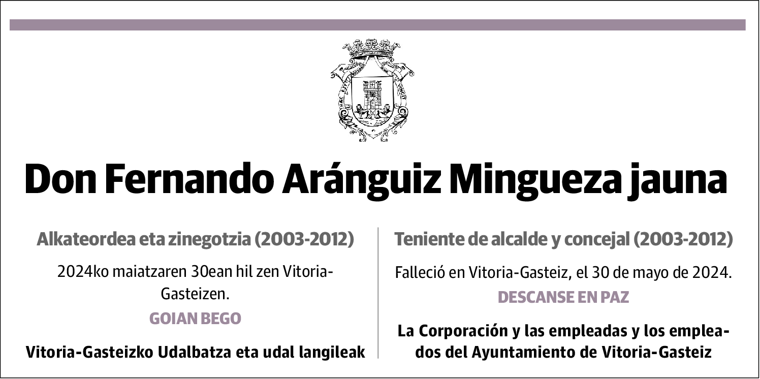 Fernando Aranguiz Mingueza