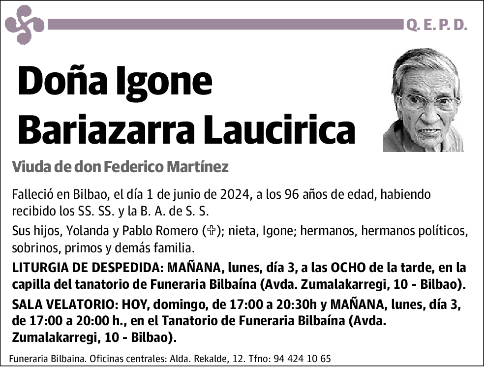 Igone Bariazarra Laucirica