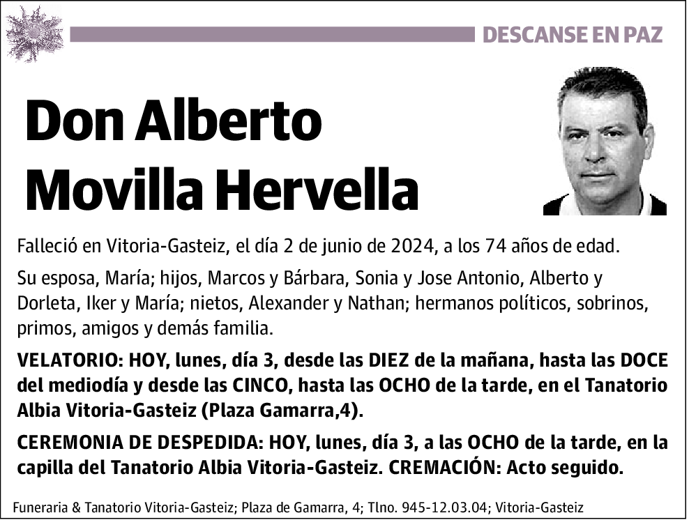 Alberto Movilla Hervella