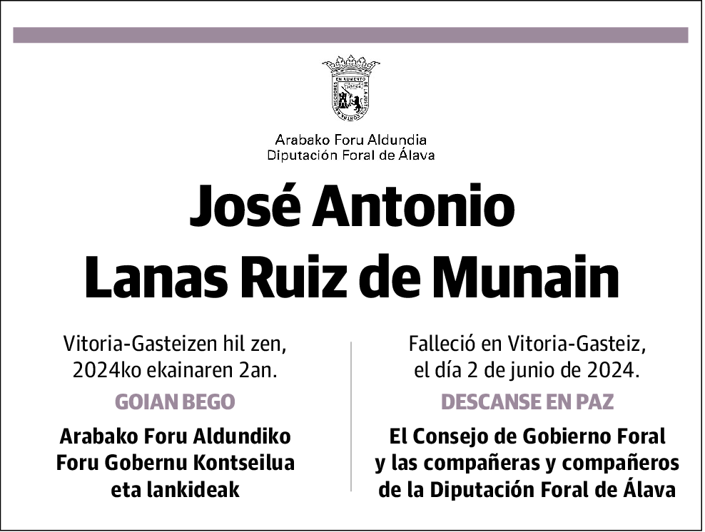 José Antonio Lanas Ruiz de Munain
