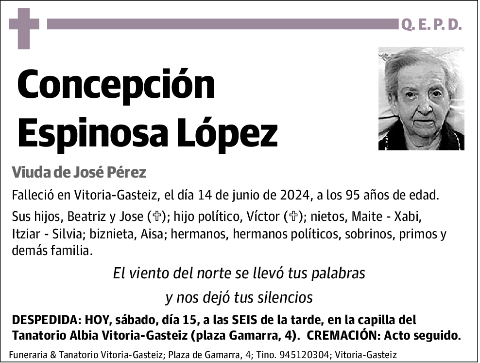 Concepción Espinosa López