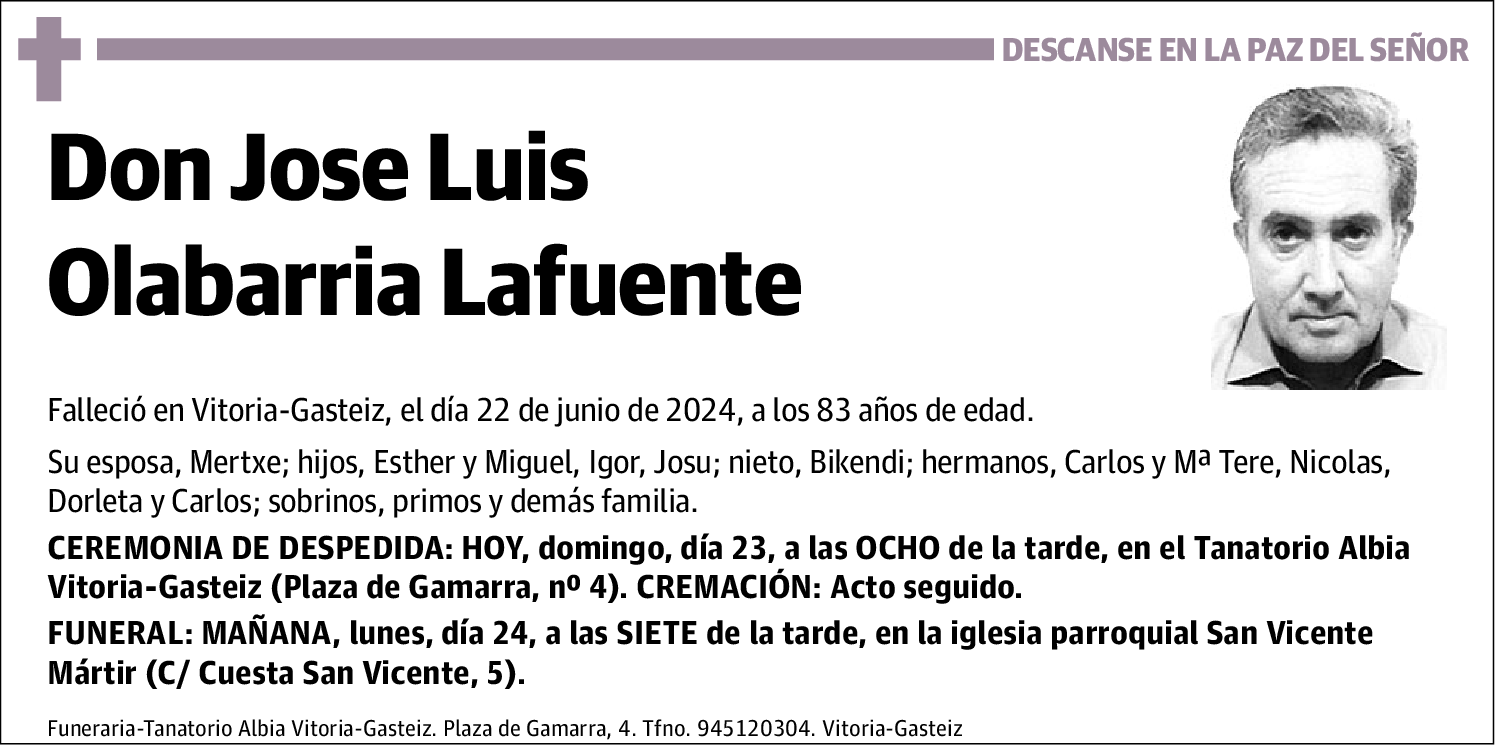 Jose Luis Olabarria Lafuente
