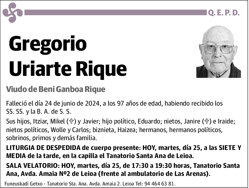 Gregorio Uriarte Rique