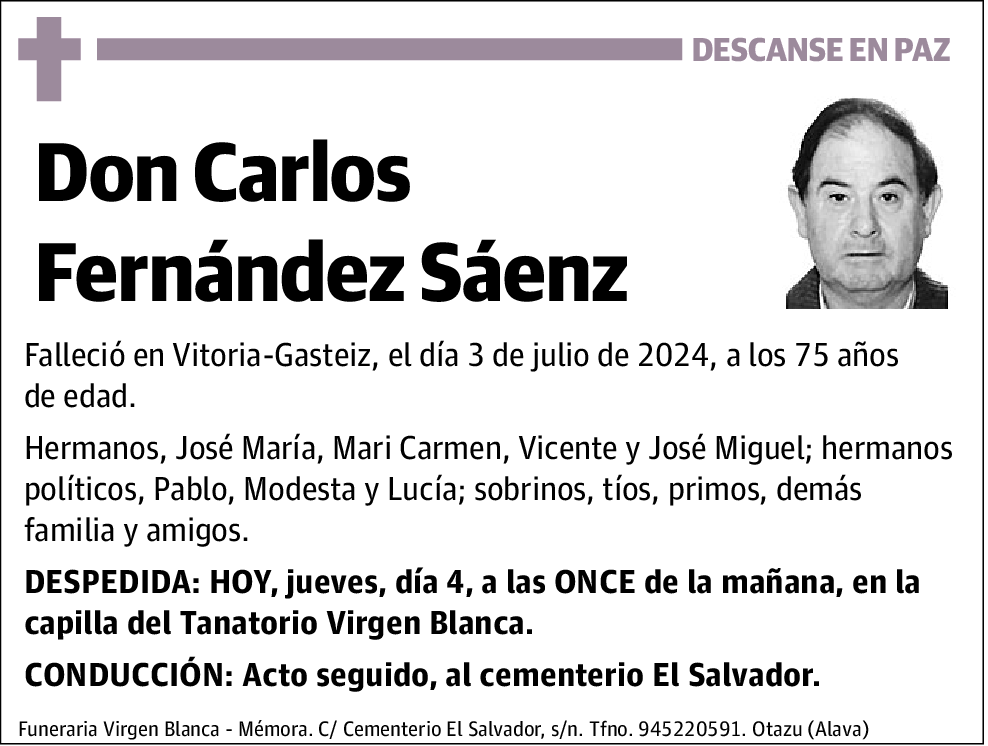 Carlos Fernández Sáenz