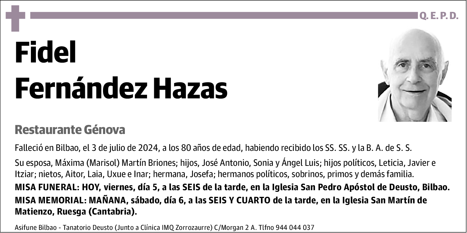 Fidel Fernández Hazas