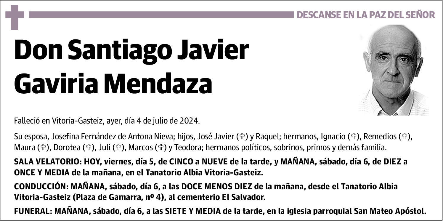 Santiago Javier Gaviria Mendaza