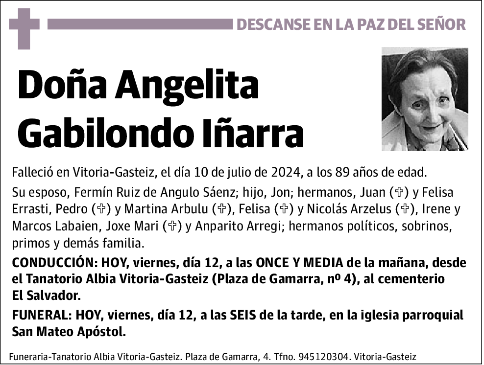 Angelita Gabilondo Iñarra