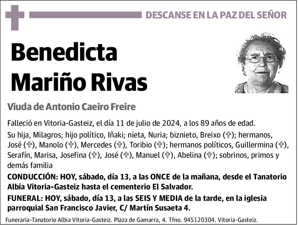 Benedicta Mariño Rivas