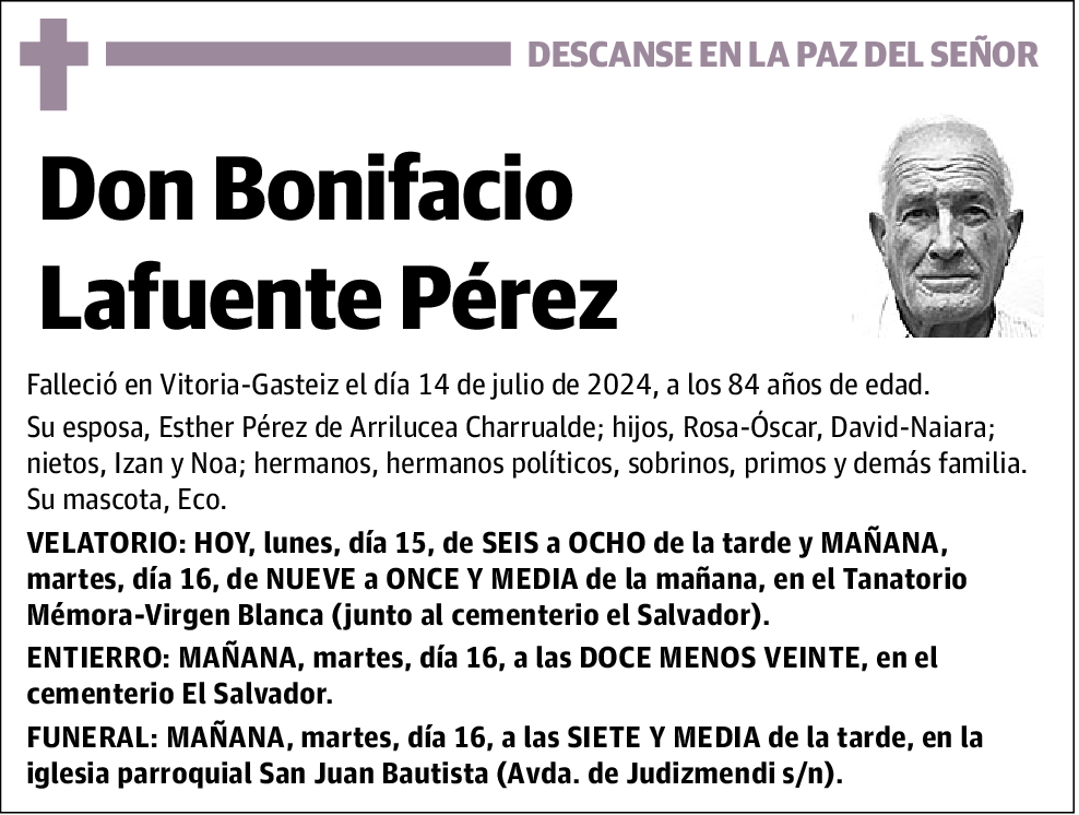 Bonifacio Lafuente Pérez