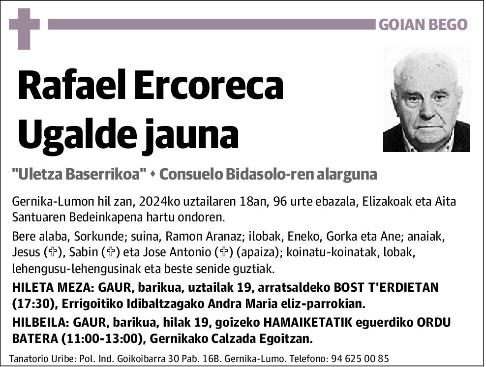 Rafael Ercoreca Ugalde