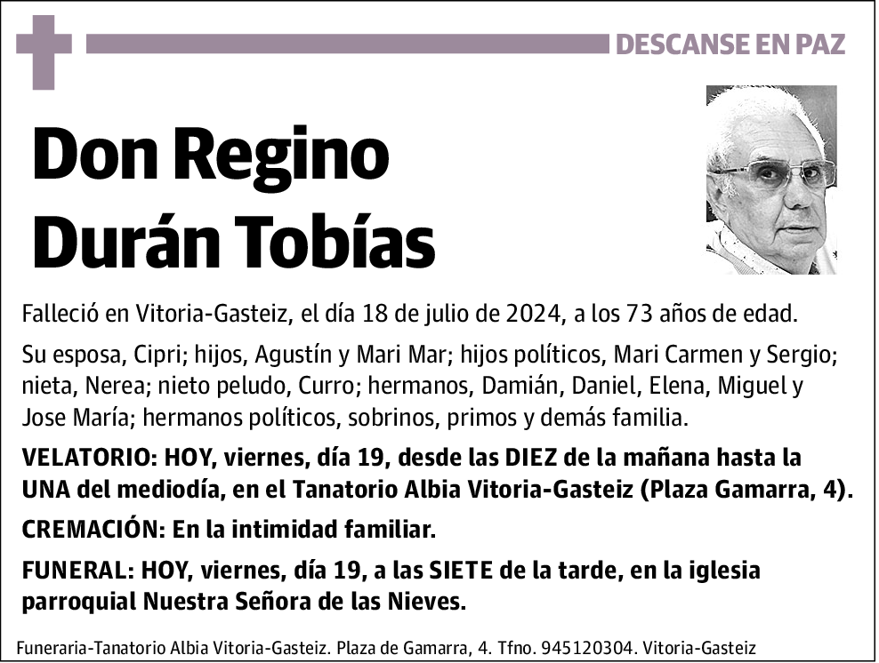 Regino Durán Tobías