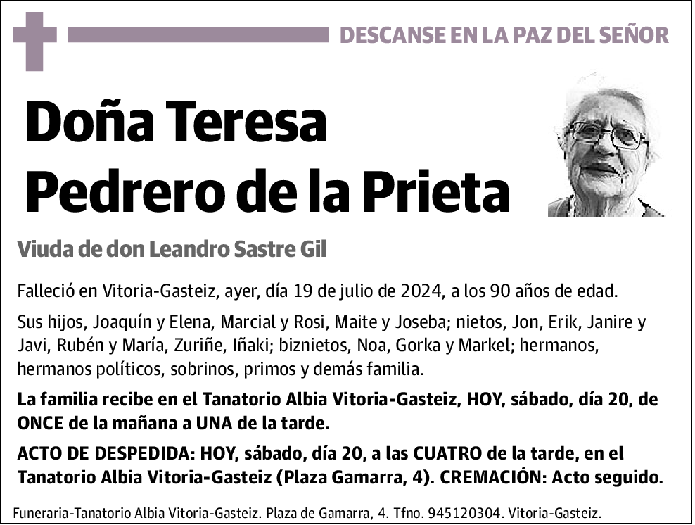Teresa Pedrero de la Prieta