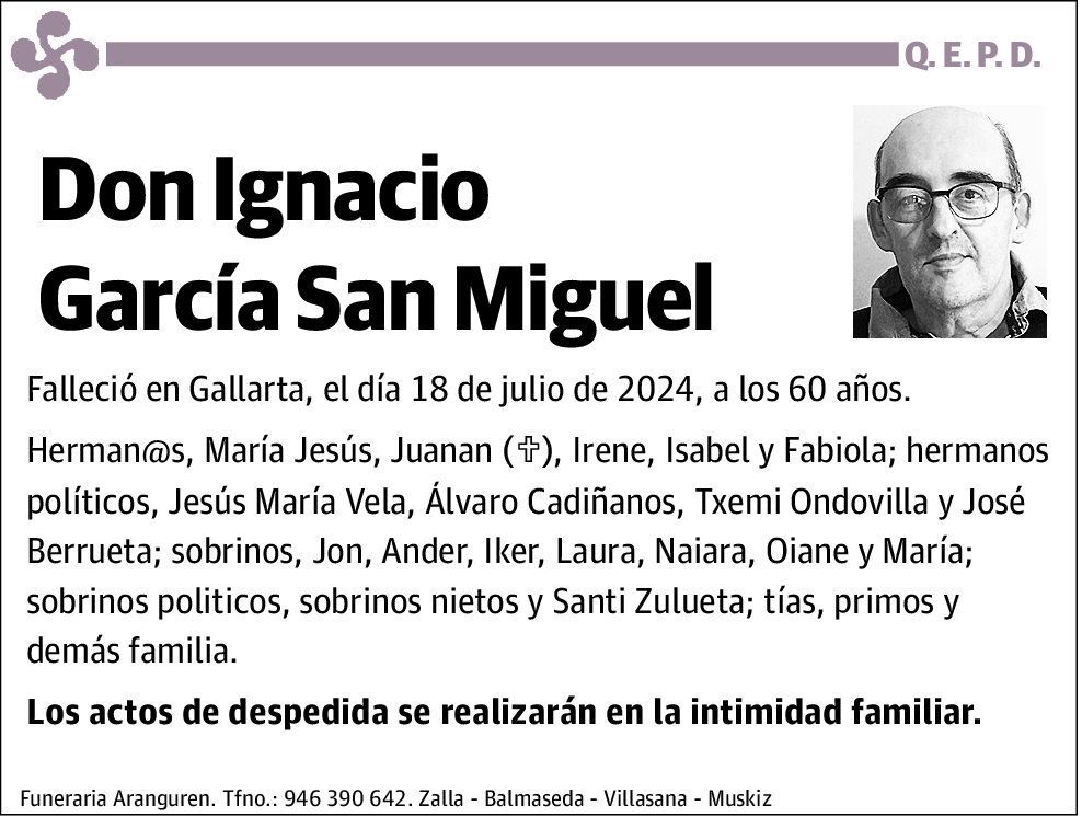 Ignacio García San Miguel