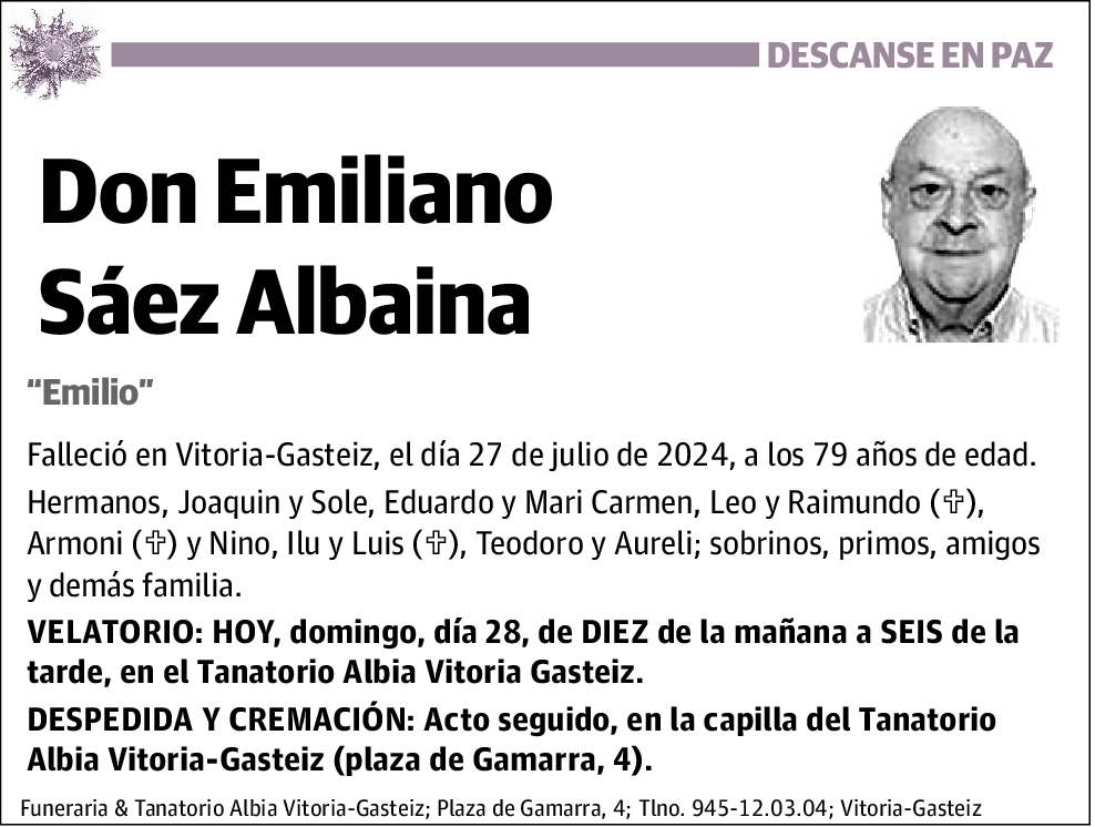 Emiliano Sáez Albaina