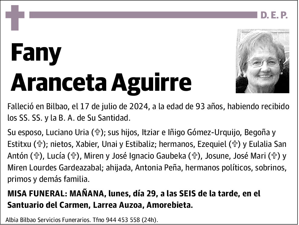 Fany Aranceta Aguirre
