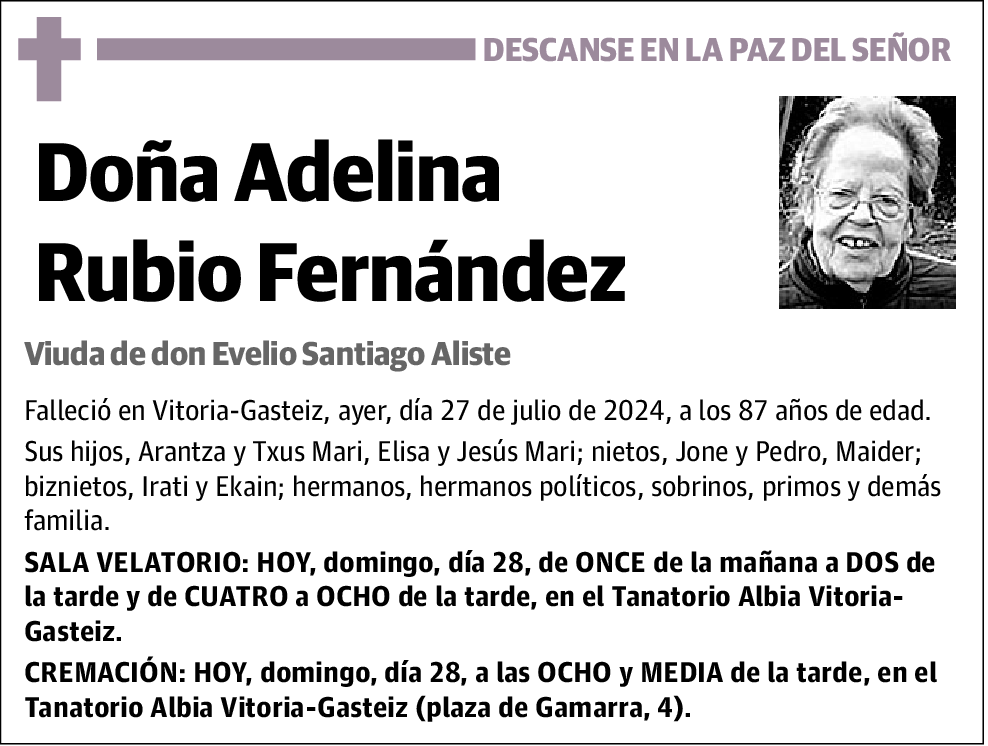 Adelina Rubio Fernández