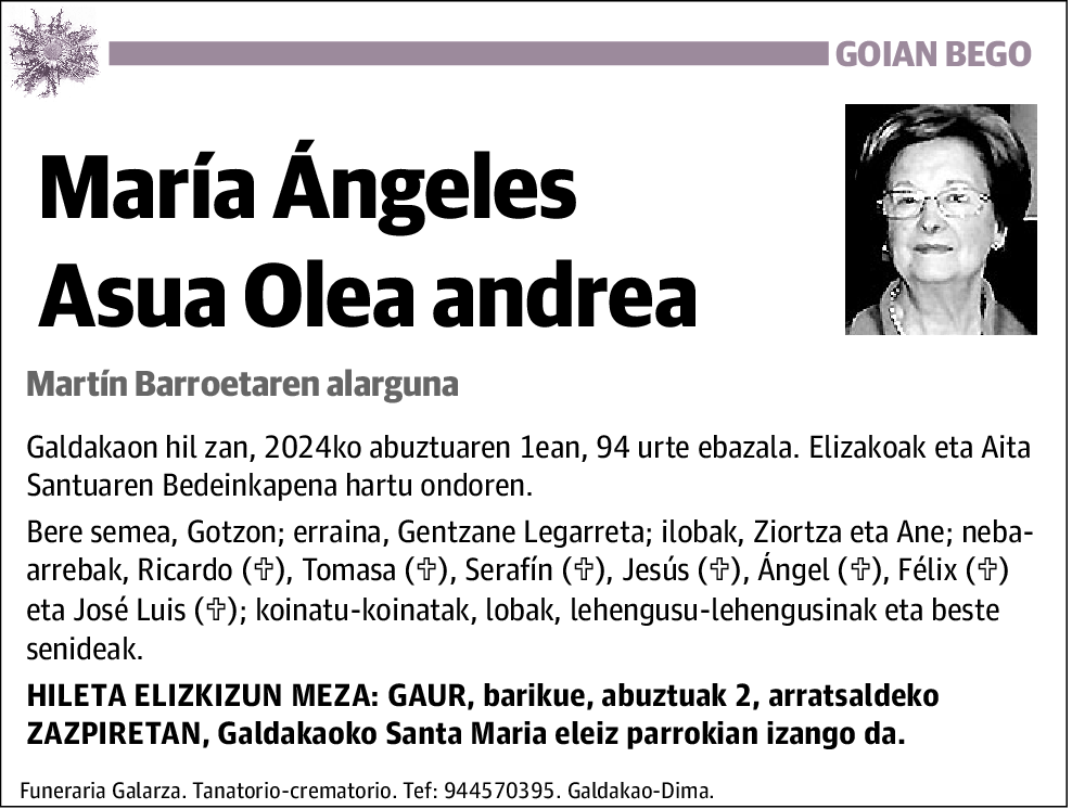 María Ángeles Asua Olea