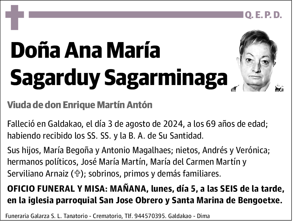 Ana María Sagarduy Sagarminaga