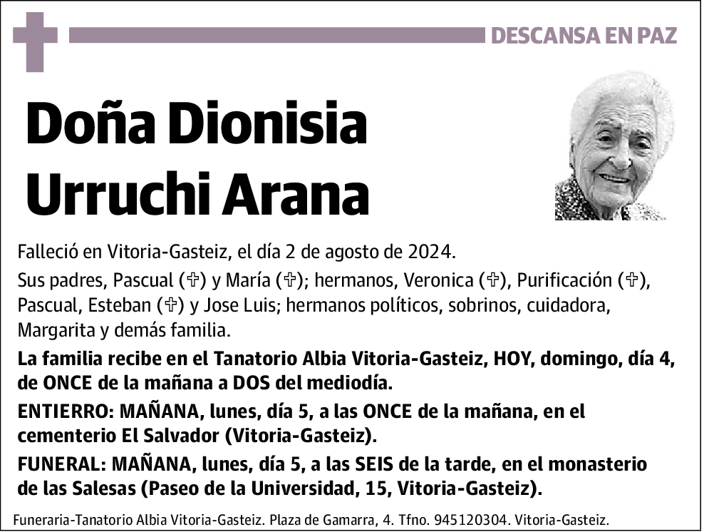 Dionisia Urruchi Arana