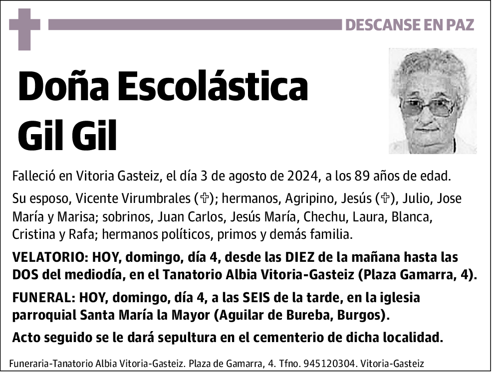 Escolástica Gil Gil