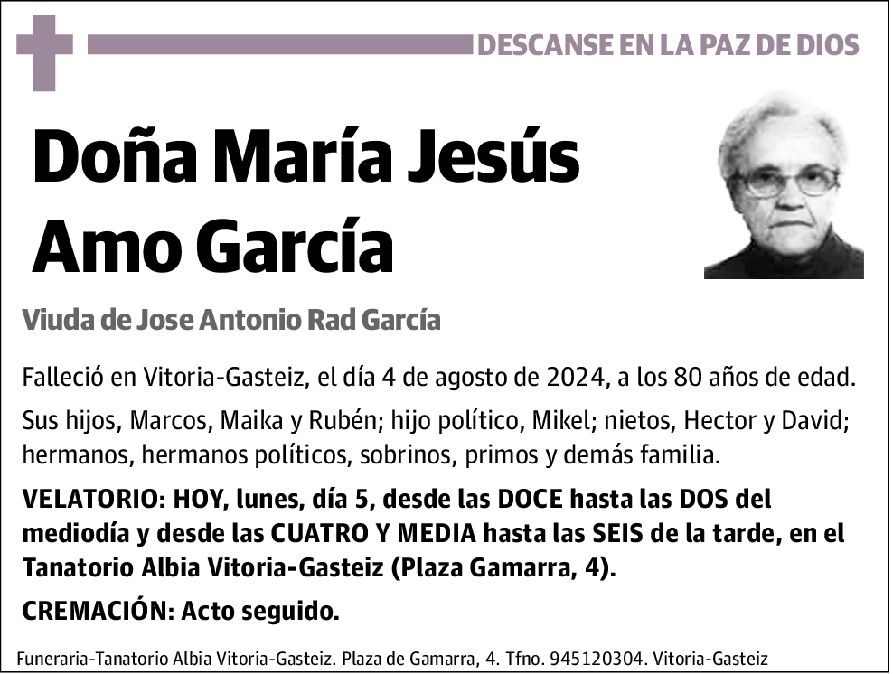 María Jesús Amo García