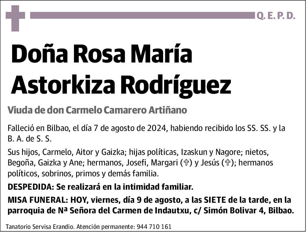 Rosa María Astorkiza Rodríguez