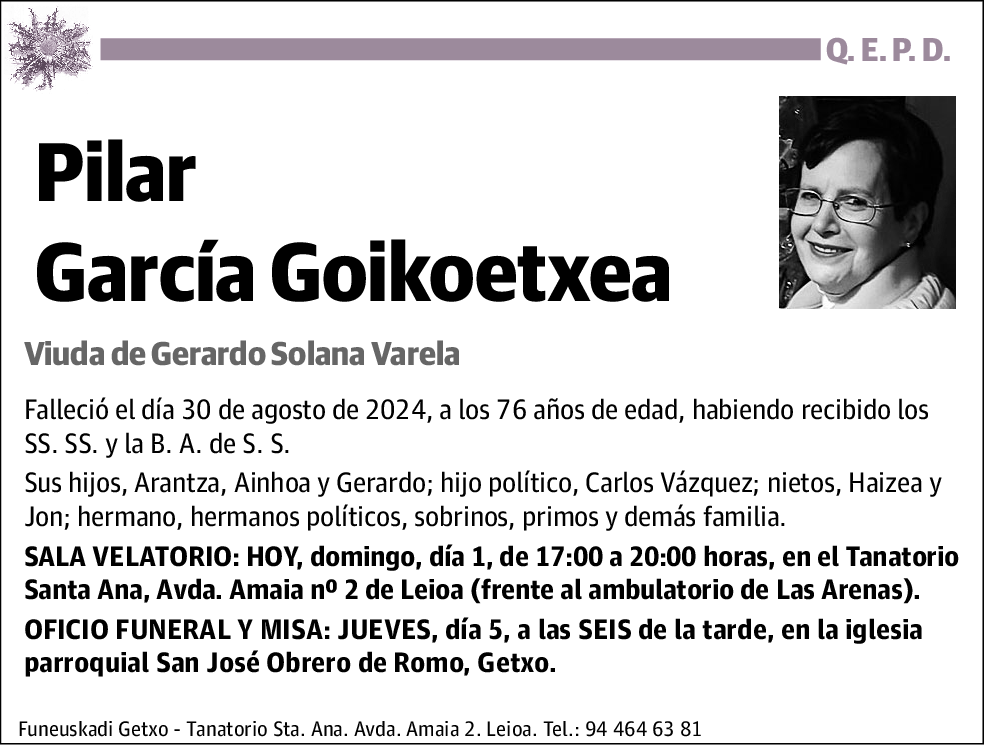 Pilar García Goikoetxea