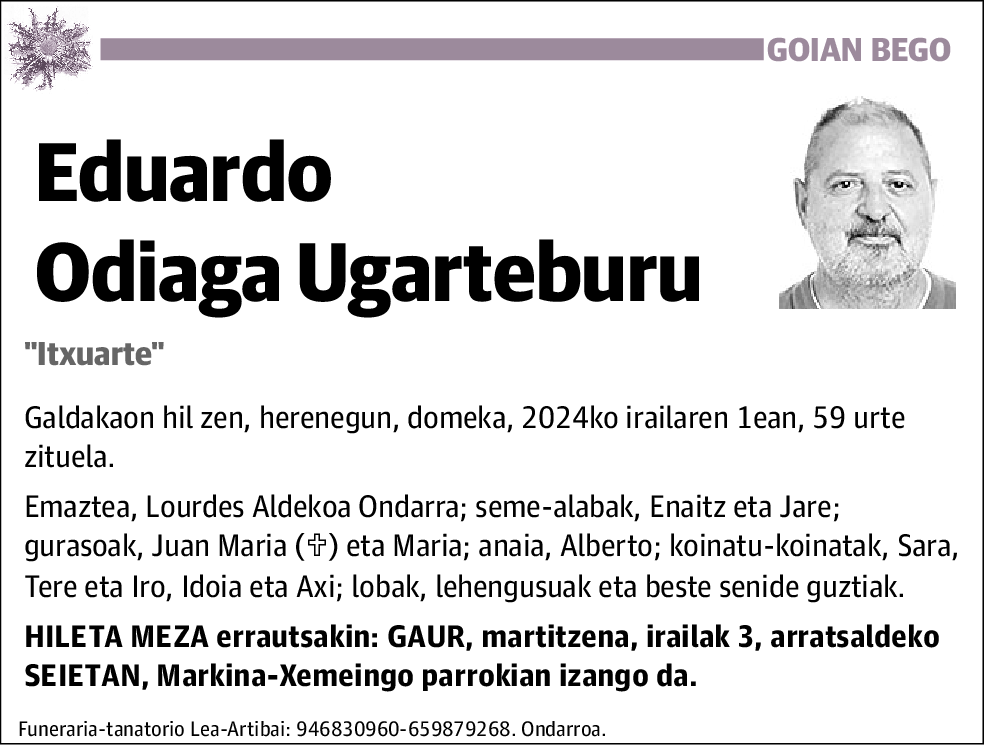 Eduardo Odiaga Ugarteburu