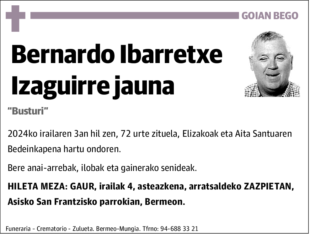 Bernardo Ibarretxe Izaguirre