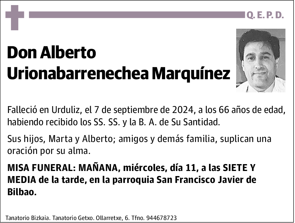 Alberto Urionabarrenechea Marquínez